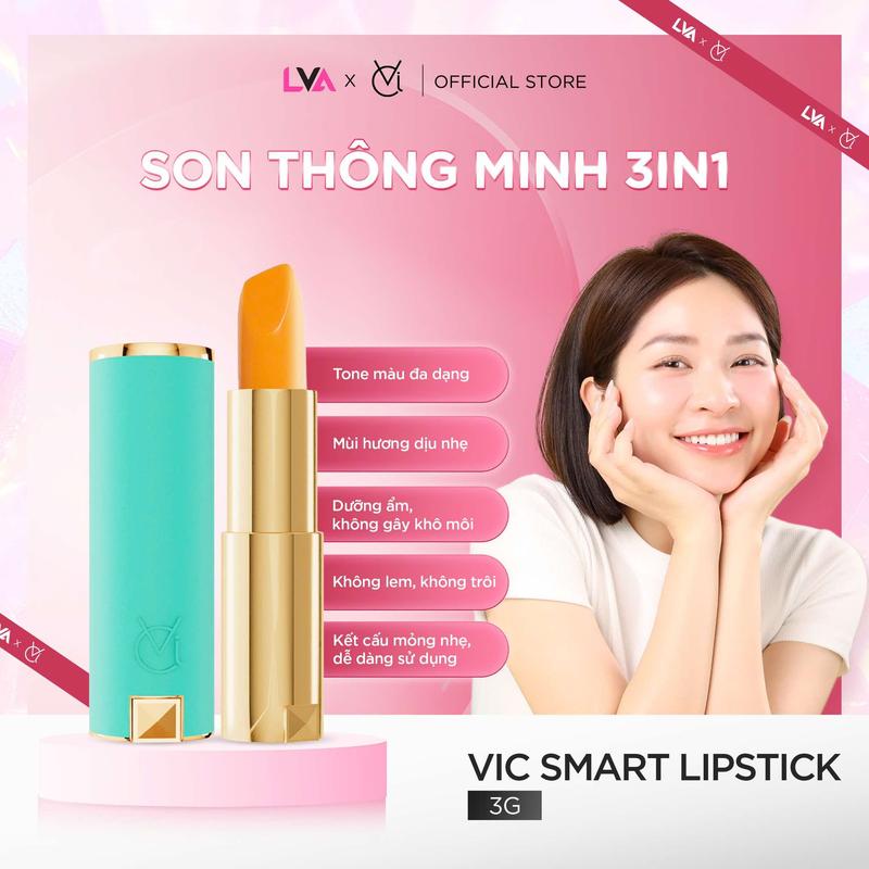 [Vỏ mới] Son thông minh 3in1 Vic Smart Lipstick Son Môi Trang Điểm Cosmetic Nữ Women Mỹ Phẩm 1