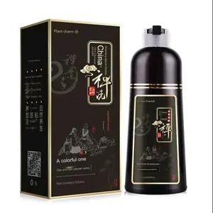 Shampo Pewarna Rambut Penghitam Uban Penghilang Uban 500ml