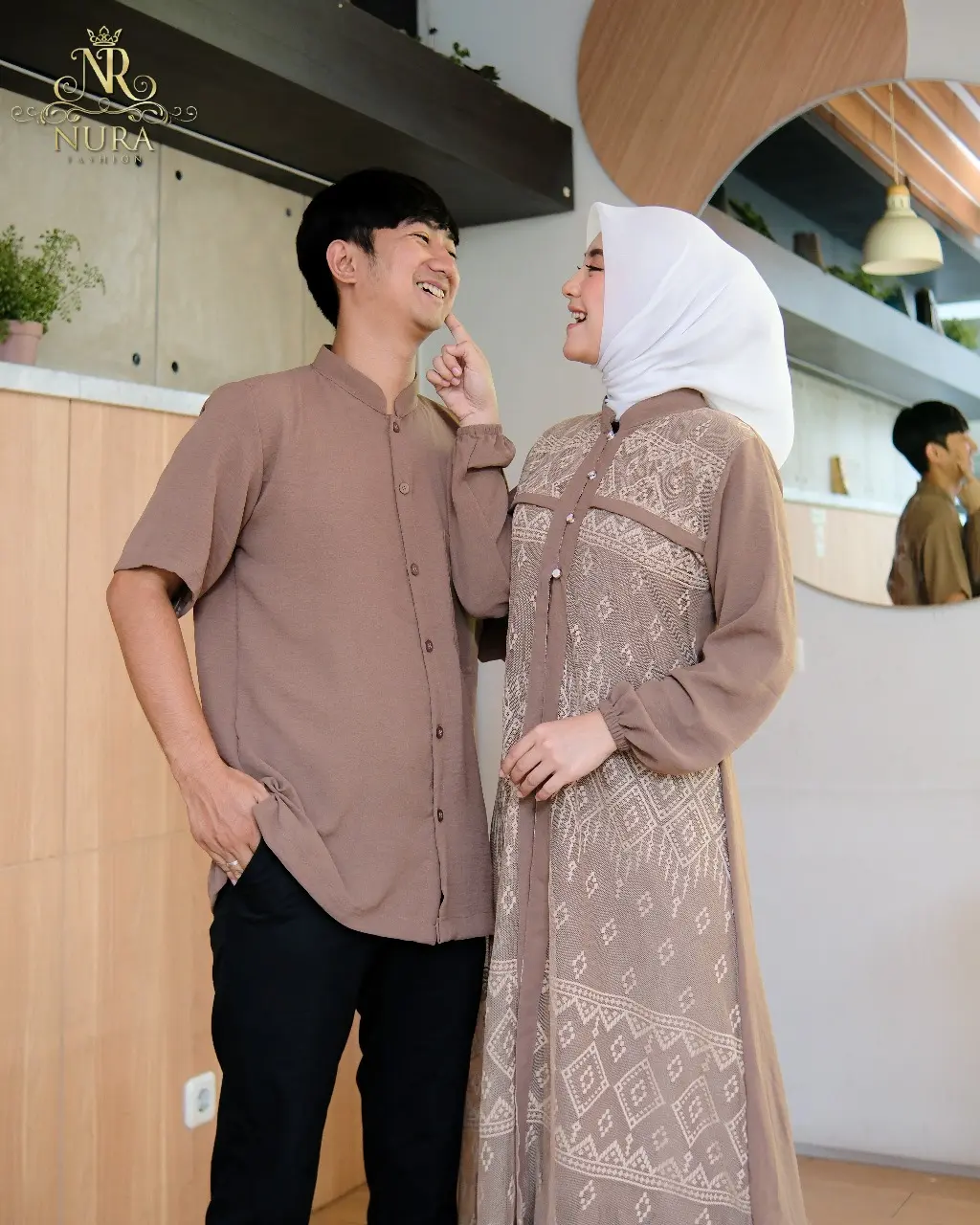 Couple Gamis Dayana Koko Terbaru 2025 | Crinkle Mix Brukat Lace Muslim Mewah | Kondangan Premium