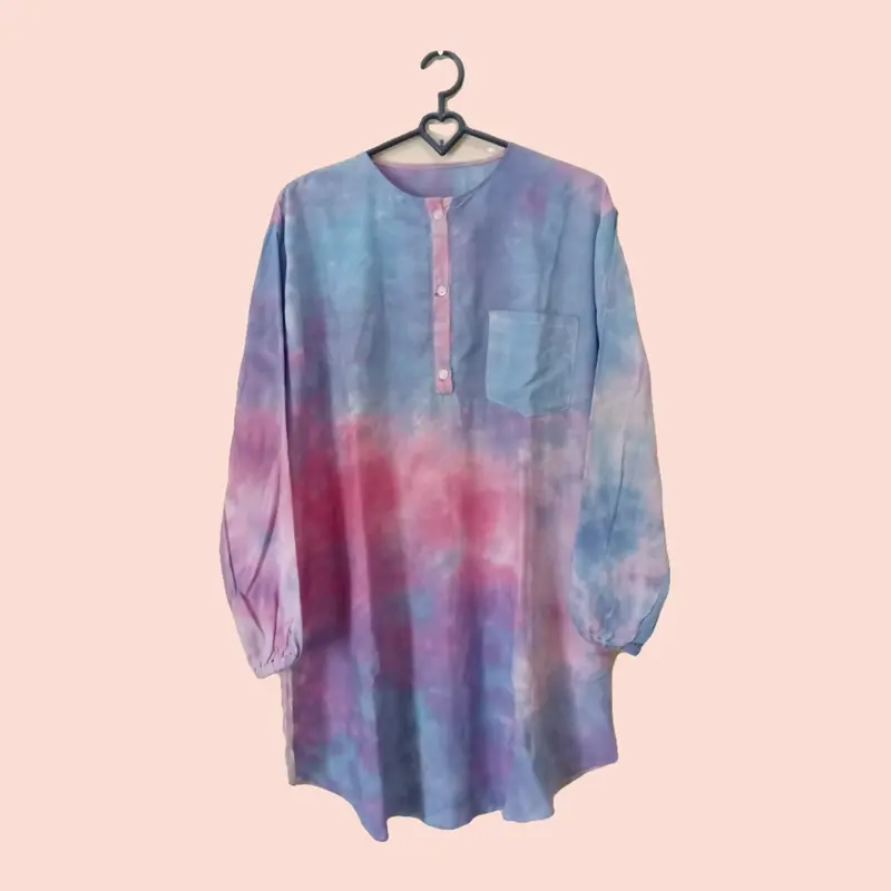 Kemeja Wanita Dewasa / Blouse Wanita / Kemeja Jumbo / Atasan Wanita Bahan Rayon / Blus Busui Lembut 1
