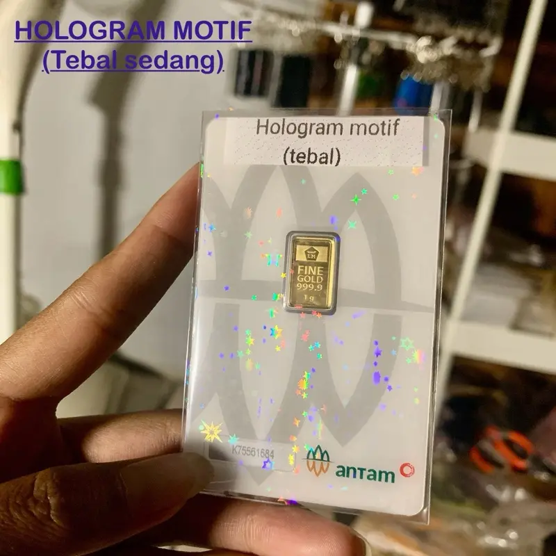 9 biji hologram motif