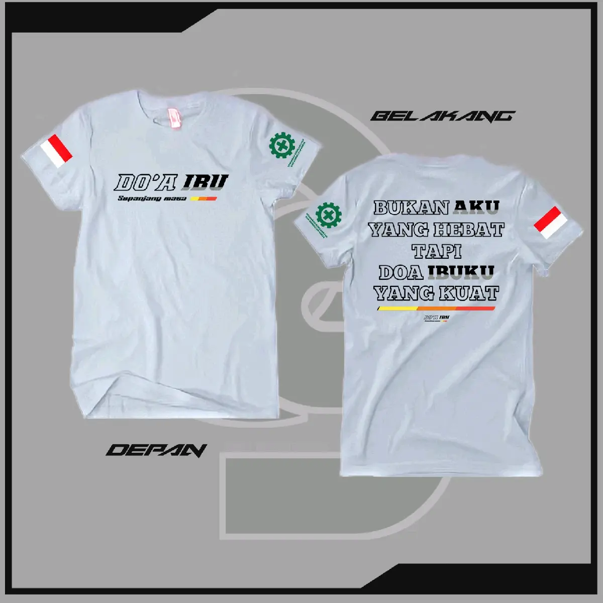Kaos Doa Ibu Bukan Aku Yang Kuat Baju Premium Tebal