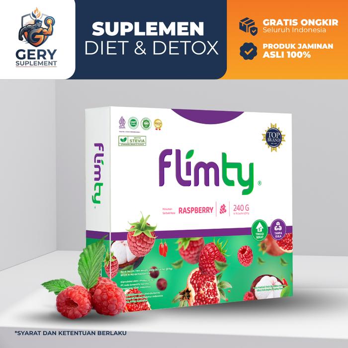 Gambar Flimty Fiber 1 Box isi 16 Sachet Mango Raspberry Blackcurrant Flimtea Flimity Asli Original Official - Raspberry dari Gery Suplement Kota Bekasi 4 Tokopedia