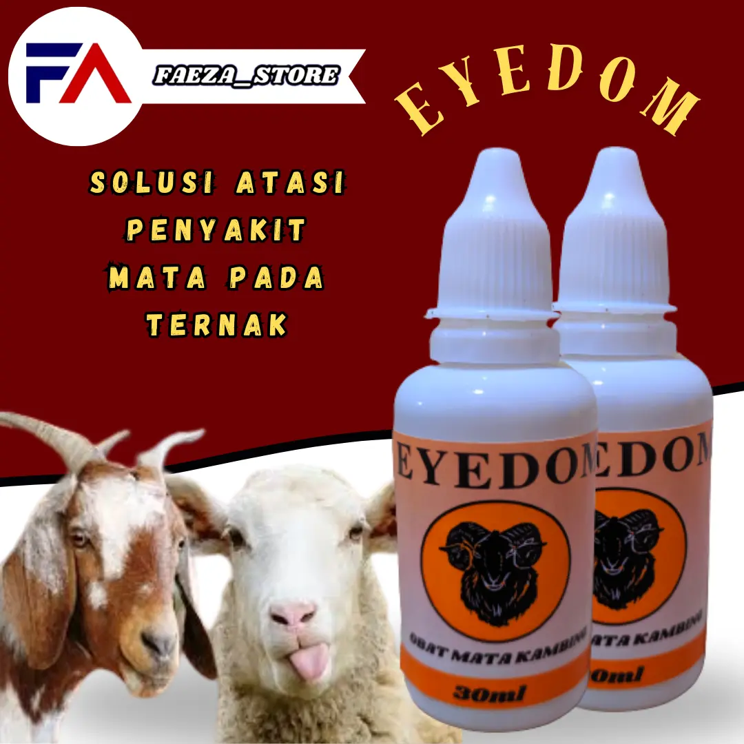 Obat Mata Tetes Hewan Ternak Eyedom untuk Mengatasi Bengkak dan Infeksi Mata FAEZA_STORE