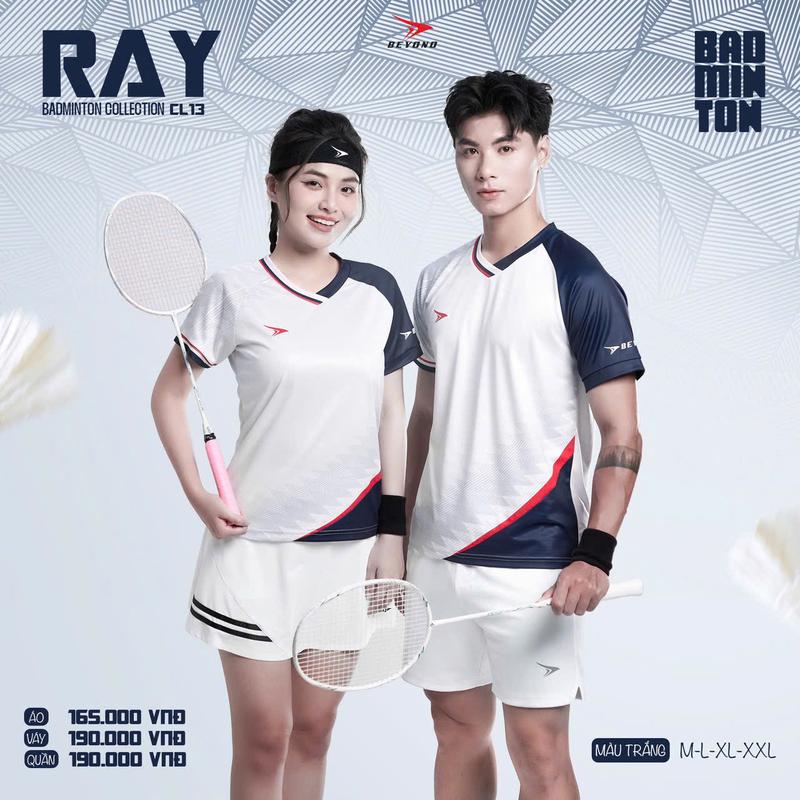 Lẻ áo cầu lông, bóng chuyền, tennis CL13 BEYONO cao cấp chuẩn thi đấu thấm hút mồ hôi Thun Top