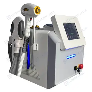 3 In 1 Hair Removal Machine Diode Laser OPT IPL Portable ND Yag Laser Remove Tattoo Professional Beauty Device and 808 laser