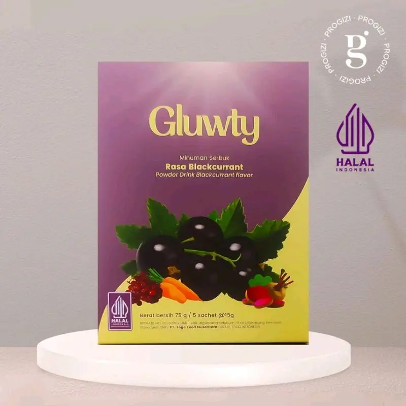 Suplemen Serbuk Pemutih dan Pengencang Kulit Gluwty Collagen Asli 2