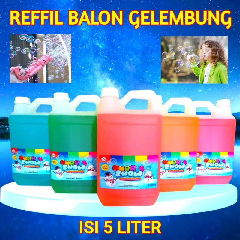 bubble gum 5 liter isi ulang balon gelembung berkualitas tinggi Toys bubbles 5