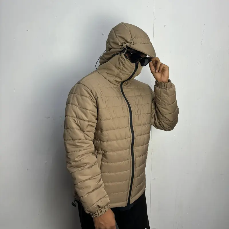Polezone - Jaket Gunung Gorpcore Pria wanita Jacket Gelembung Puffer Jaket musim Dingin Casual Outdoor Bahan Parasut Tebal Distro Keren Cowok Waterproof Parka 0