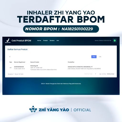 BAYAR DITEMPAT - ZHI YANG YAO Inhaler Overthinking Aromaterapi Atasi Panik Bimbang Ruwet Rumit Konflik Tegang