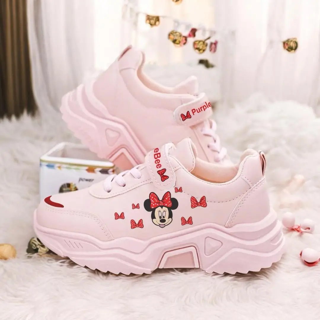 Sepatu Sneakers Perempuan/Sepatu anak Full Printing Motif Miki Mini stylish trendy hits