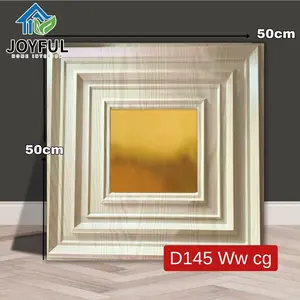 Joyful Wallpanel 3D PVC Dinding PAKET 10PCS 50cm x 50cm High Quality Tahan Air Minyak Api Instalasi Mudah Awet 10 Tahun