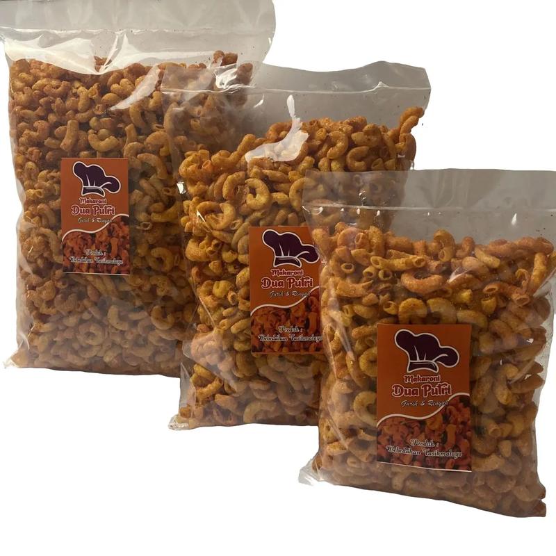 MAKARONI DUA PUTRI 250 GRAM  / CEMILAN KERING ENAK GURIH DAN RENYAH 1