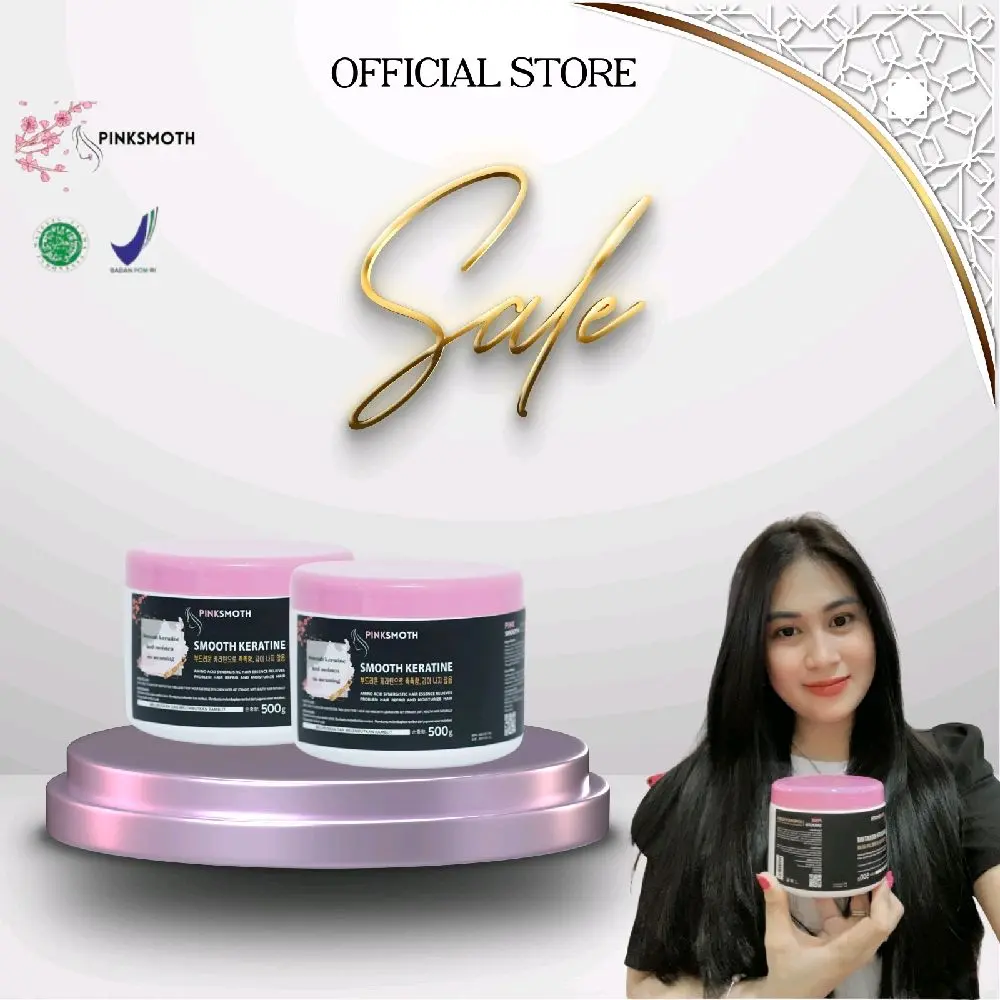 BELI 1 GET 1 - PINKSMOTH KERATINE SMOTING HAIRCARE   Perawatan Melembutkan