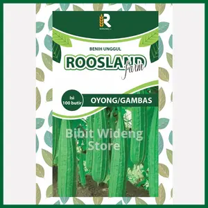 ( 100 Benih ) Sayur Oyong | Gambas | Emes Panjang | Bibit Gambas Oyong