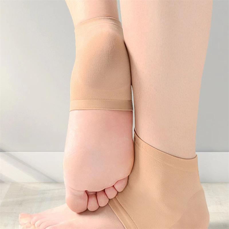 Product Introduction of AT 1Pair Heel Protective Cover Heels Socks Shoe Pads Unisex Socks 16