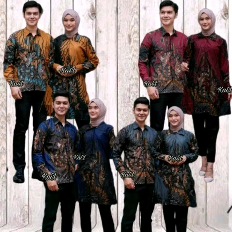 Couple Batik Atasan Tunik Kekinian Murah M L XL XXL 0