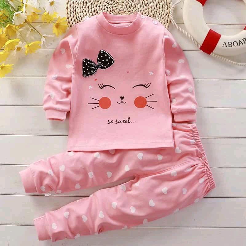 setelan baju anak import atau baju bobo 2