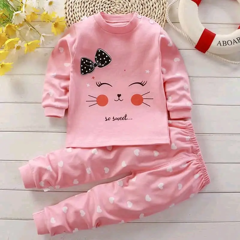 setelan baju anak import atau baju bobo 2