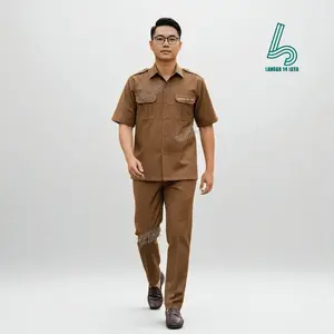 SERAGAM PNS/SERAGAM PEMDA/BAJU PEGAWAI NEGRI/SERAGAM PEMERINTAH LENGAN PENDEK TERBAIK (COD)