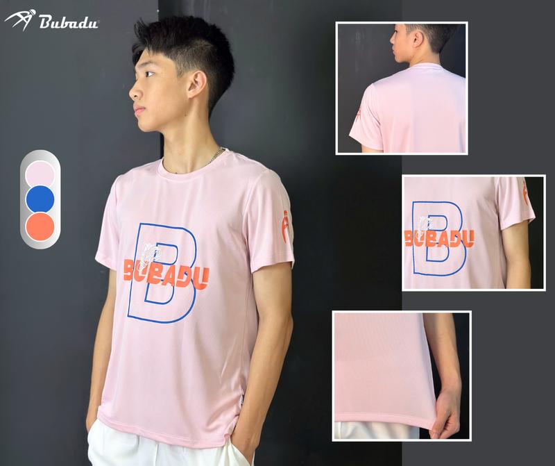 [CHÍNH HÃNG BUBADU] Áo cầu lông BUBADU BCOOL tone Hồng Tím 2024 thoáng mát Top Sport