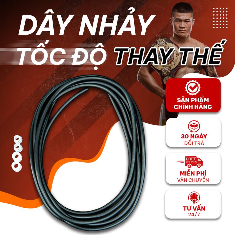 Dây Thay Thế Sơ Cua - Dây Nhảy Tốc Độ BOXREAL 6mm - PVC Rope - Dây Nhảy Thể Dục - Dụng Cụ Tập Luyện Tập Gym
