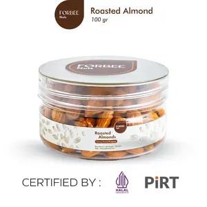 Kacang Almond Panggang Forbee 100g | Roasted Almond | Snack Lebaran Toples | Cemilan Sehat Bumil