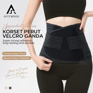 AVIYMOOS-Korset elastis penyangga punggung dan desain bertali ganda, digunakan untuk menopang perut serta membantu pemulihan pascapersalinan Shapewear Stagen High Waist