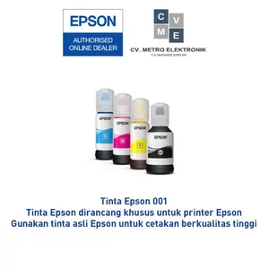 Tinta Epson 001 T001 T03Y For Epson L4150 L6160 L6170 L6190 L4260 L6260 L6270 L6290  Original