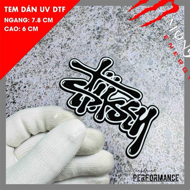 Tem dán SATUSY MẪU chất liệu UV DTF