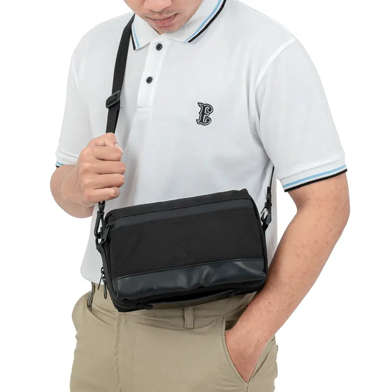 NAVEL - Tas Selempang Handbag Lucas Waterproof Anti Bara Exclusive Clutch Tas Tangan Slingbag 1
