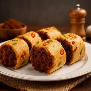 Bolu Gulung Abon Sapi [MoNyeNyo] isi 6 pcs