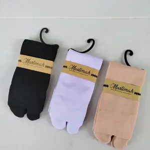 12 PASANG KAOS KAKI WUDHU JEMPOL WUPOL BAHAN NILON SPANDEX LEMBUT