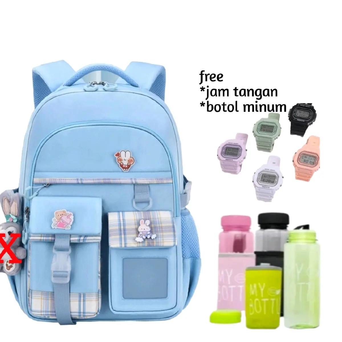 Tas Ransel Anak Perempuan Tas Ransel Anak Sekolah Sd Smp Dan Sma Tas Ransel Anak Motif Lucu