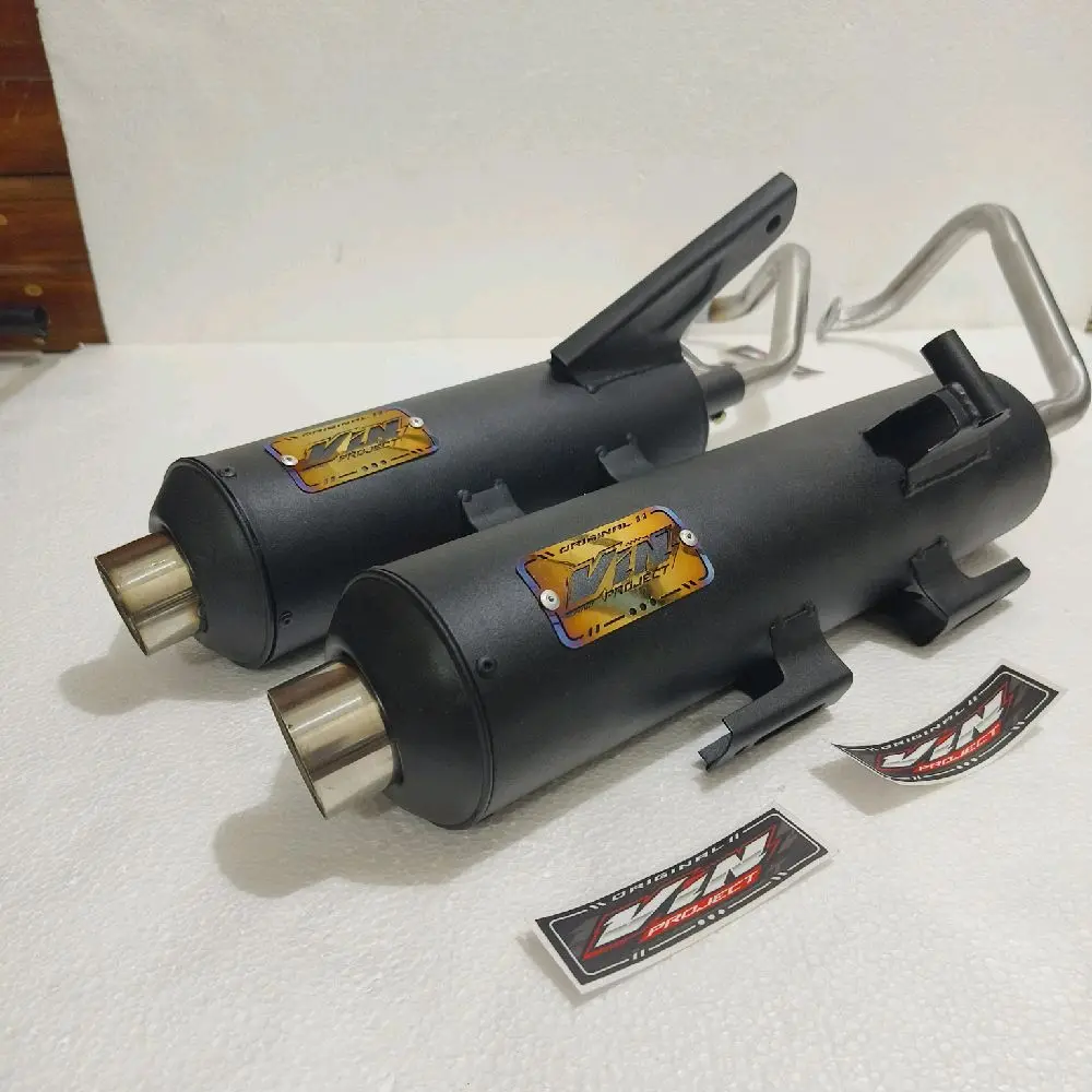 termurah terlaris Knalpot tsugigi CMS original VIN PROJECT All Matic Suara FULL BASS No Mberr Cocok Untuk Vario125/150 Beat Mio X ride Nmax Aerox Pcx Scoopy dll Foto Kendaraan