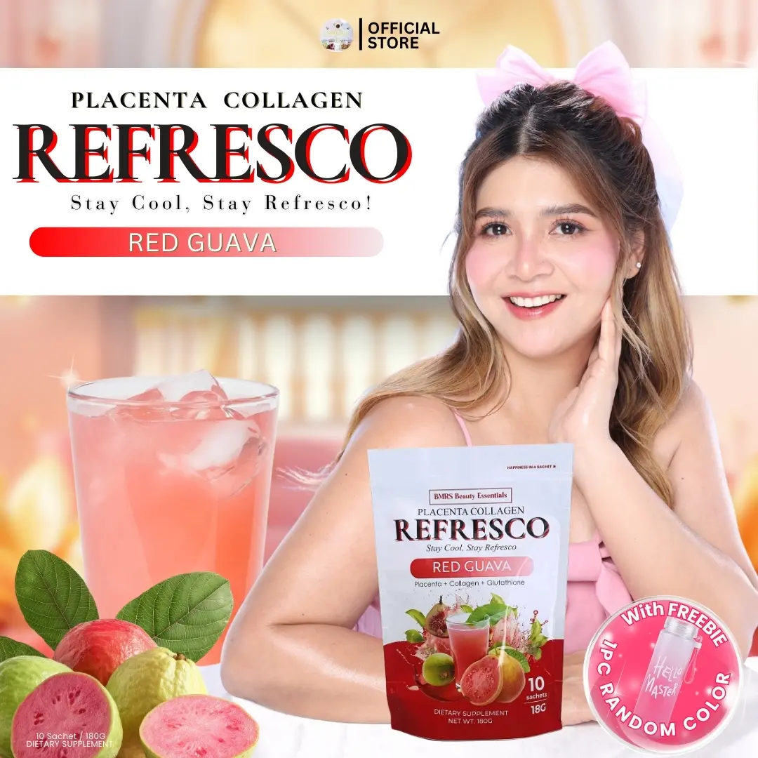 glutathione drink philippines BMRS REFRESCO ( RED GUAVA ) Placenta Collagen Drink WITH GLUTATHIONE (FREE  TUMBLER)