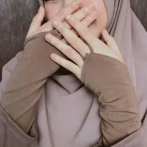 Handsock Ring polos/ Manset cincin polos Panjang Muslim