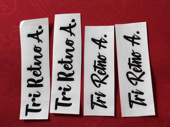 Product Review of Stiker Hologram Custom Nama Latin Cutting Sticker from R**o 0