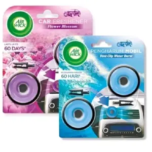 Air wick pengharum mobil clip isi 2 Car