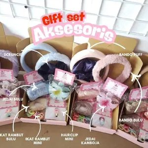 [FREE BOX] HAMPERS AKSESORIS GIFTBOX GIFT SET PACKAGE PAKET HEMAT KADO HADIAH | box 15x15x7 cm (tanpa paperbag)