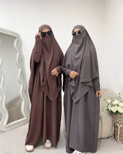 ZURI LABEL - MAYSARA SET FK ANTEM BISHT ABAYA BATWING SET FRENCH KHIMAR FREE CADAR TALI