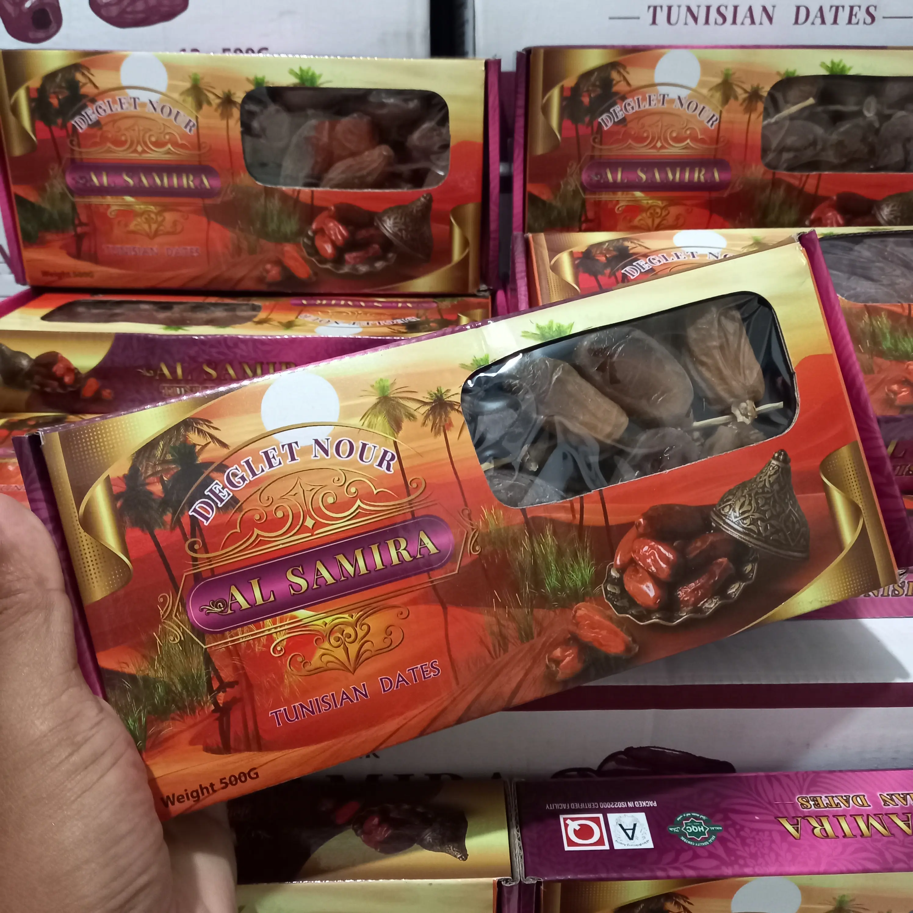 [KURMA TUNISIA] - Palm'Fruit Al Samira 500 Gram | Kurma Kering Bertangkai | ASLI TUNISIA