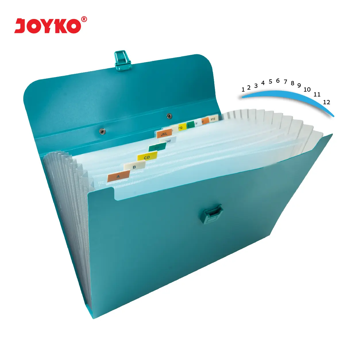 Joyko Expanding File Folio F4 13 POCKETS File Folder / Map Harmonika A4 F4 Folio Map Dokumen EF-2638