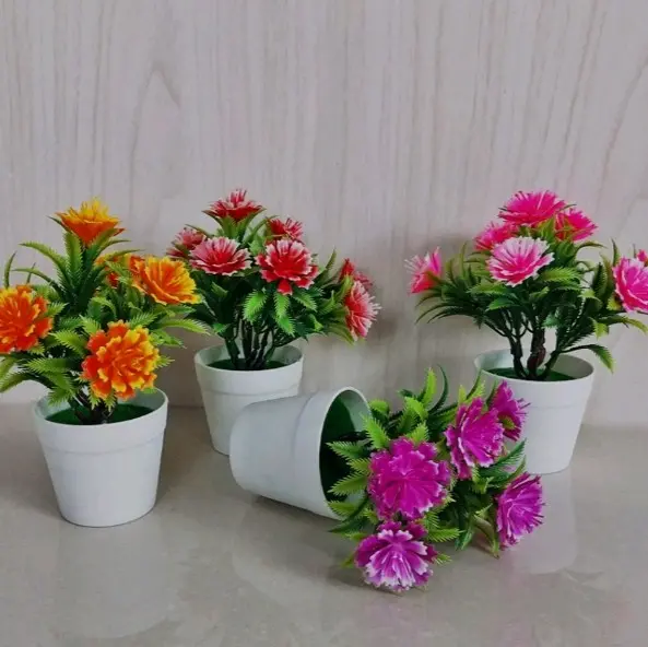 bunga hias mini untuk mempercantik ruangan tamu untuk meja 15000(100ribu dpt a0 pcs)