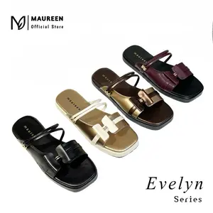 MAUREEN Evelyn - Sandal Wanita Shiverr Size 37-30 Desain Elegant Nyaman dengan Pilihan Warna Elegan