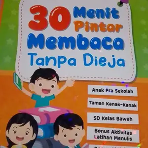Buku Membaca Anak / 30 Menit Pintar Membaca Tanpa Dieja / Lingkar Media - LM