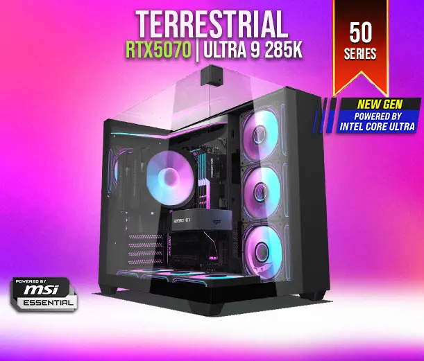 TERRESTRIAL T02 | RTX 5070 | ULTRA CORE 9 285K