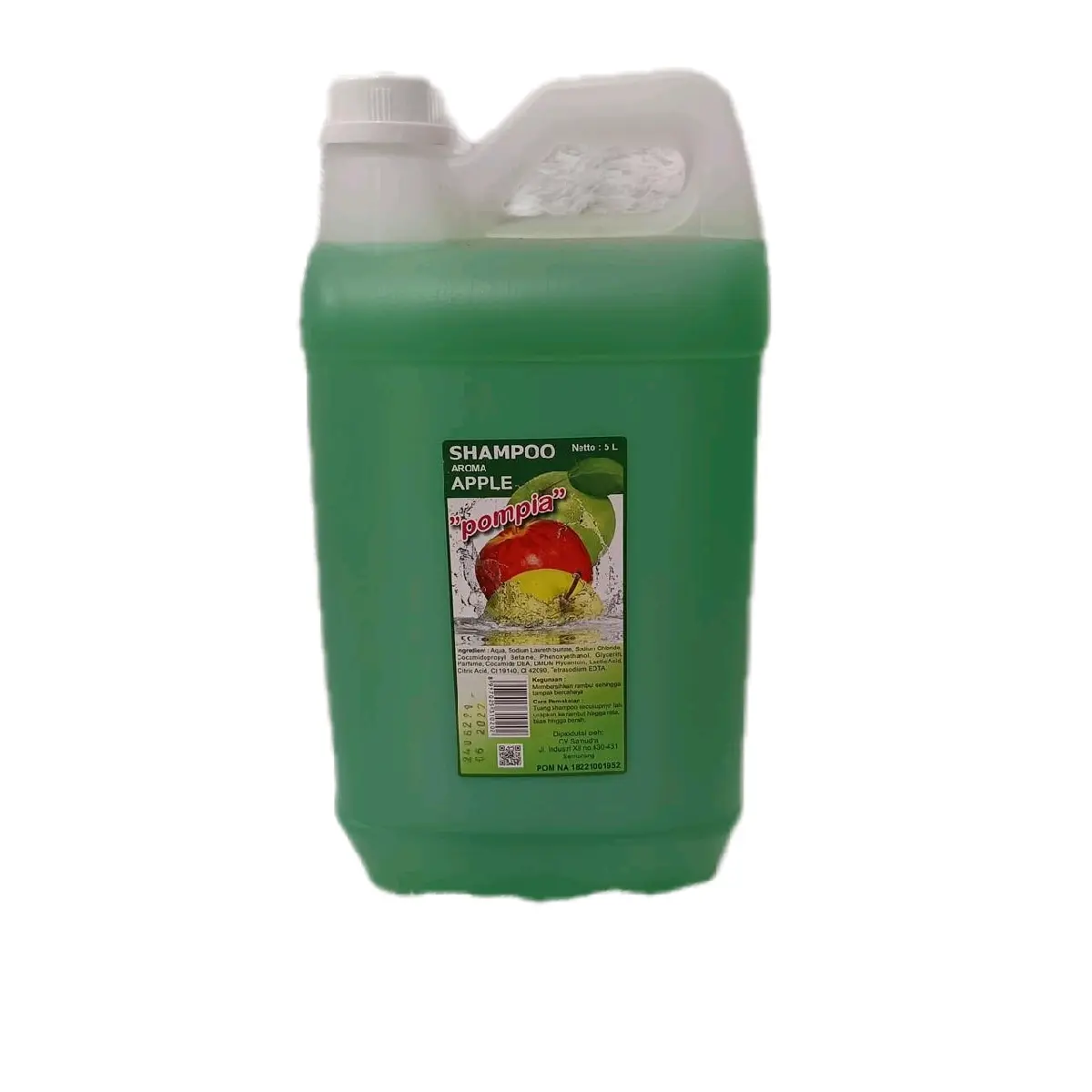 Shampo Pompia Galon 5 Liter - Shampoo Berkualitas Tinggi - Conditioner Sampo Lemon Lepek Haircare Black