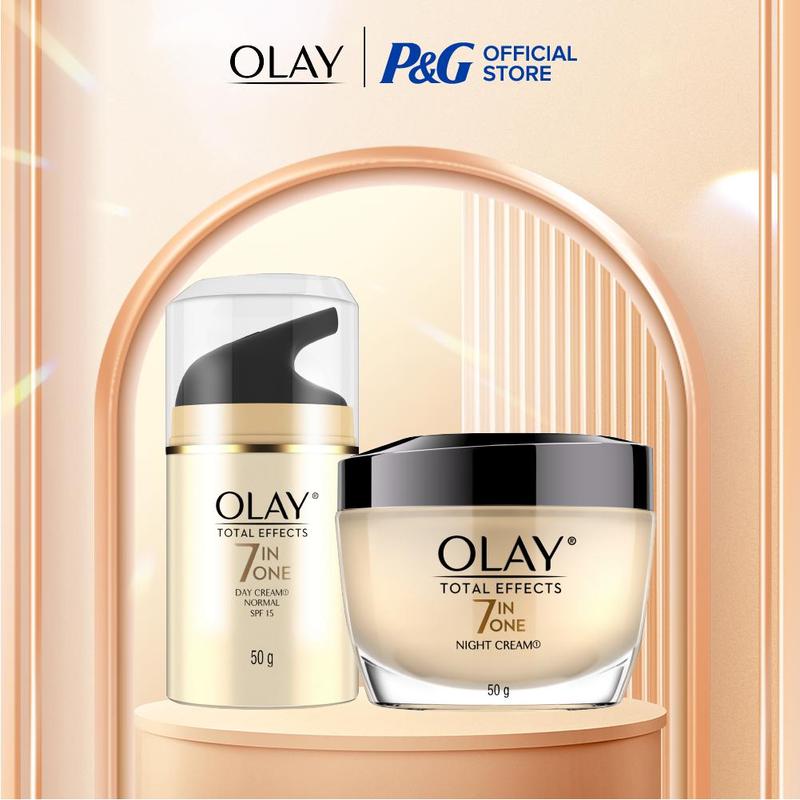 ĐỘC QUYỀN KOC Kem Dưỡng Ẩm Ban Đêm OLAY TOTAL EFFECTS 50G Tặng Kem Dưỡng Ẩm Ban Ngày OLAY TOTAL EFFECTS 50G