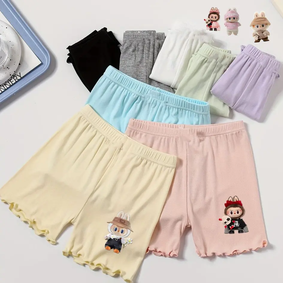 HEMAT 5PCS Celana pendek anak usia 0-12 tahun Short anak Motif karakter viral labuubuu Hootpants anak Fashion